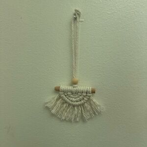 Handmade Macramé Car Rearview mirror ornament